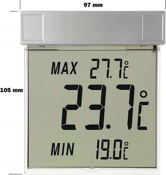 TFA 30.1025 VISION termometr okienny elektroniczny