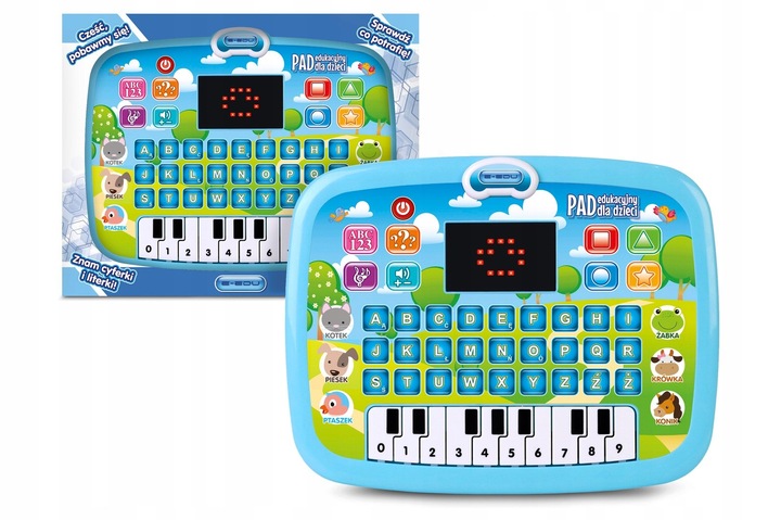 LAPTOP TABLET DOTYKOWY EDUKACYJNY KOMPUTER LCD PL