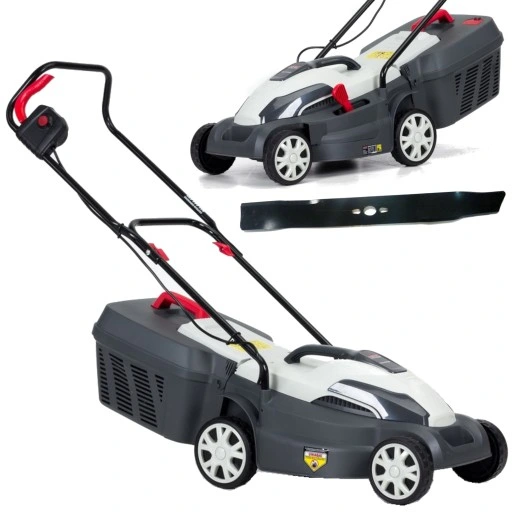 Kosiarka ELEKTRYCZNA NAC 1400 W 34 cm KOSZ 35 l Zabezpieczenie termiczne