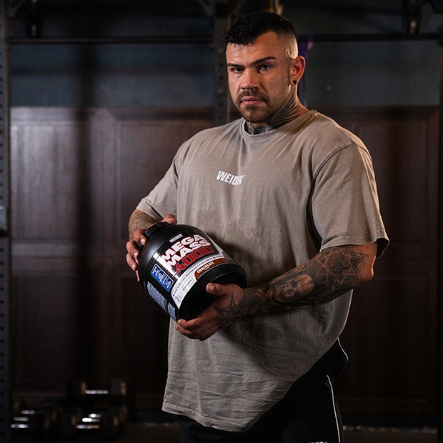 WEIDER MEGA MASS 4000 3kg GAINER CZEKOLADA MASA BIAŁKO WĘGLOWODANY