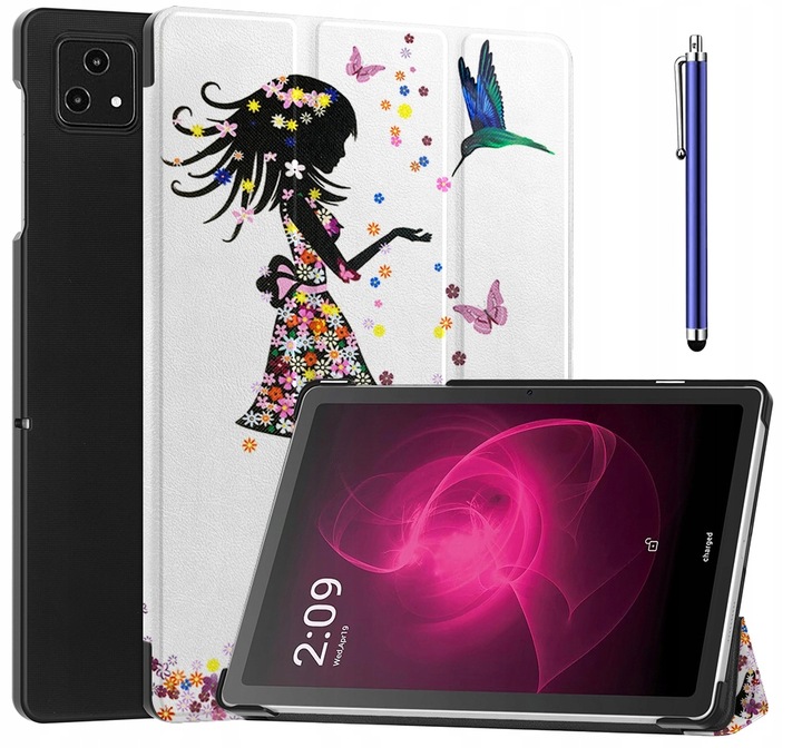 ETUI SMART COVER GRAFIKA + RYSIK do T-MOBILE T TABLET 10,36" 5G