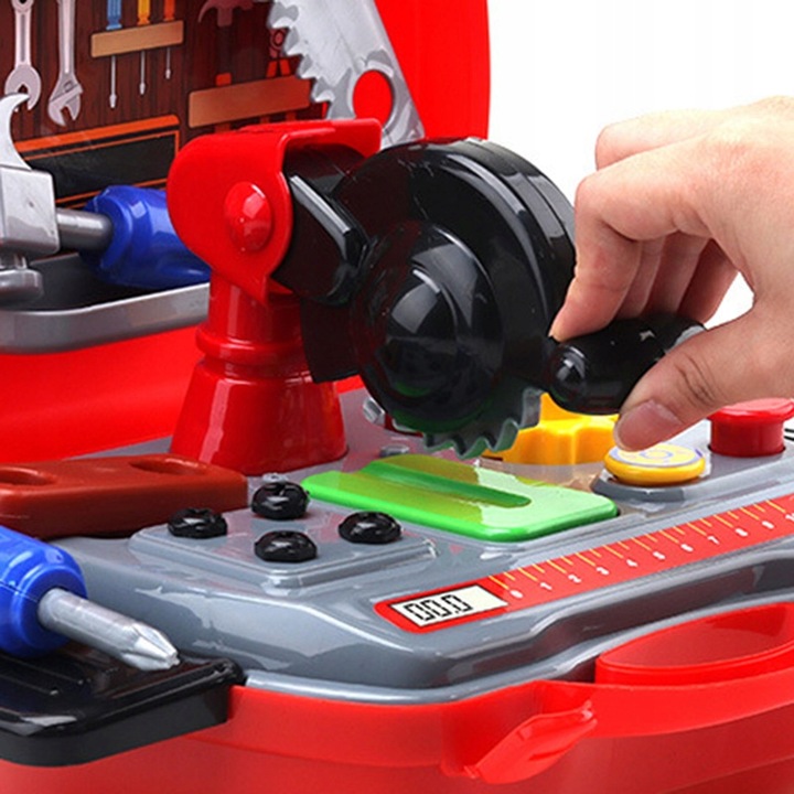 NARZĘDZIA zestaw narzędzi w walizce WARSZTAT narzędzia dla dzieci SUPERCENA