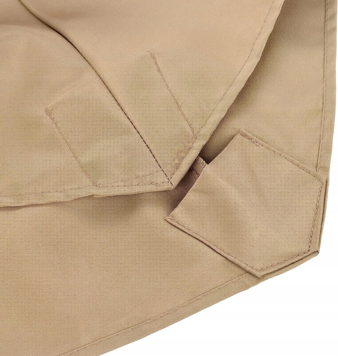 Poszycie wymienne materiał parasola ogrodowego 6 ramion 300cm - khaki