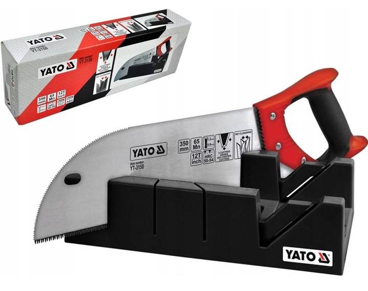 YATO PIŁĄ RĘCZNA DO DREWNA + SKRZYNKA 300mm UCIOSOWA PRZYRŻNIA YATO YT-3150