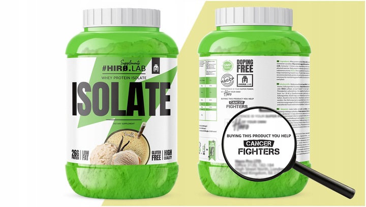 HIRO.LAB WHEY PROTEIN ISOLATE VANILLA 1800g