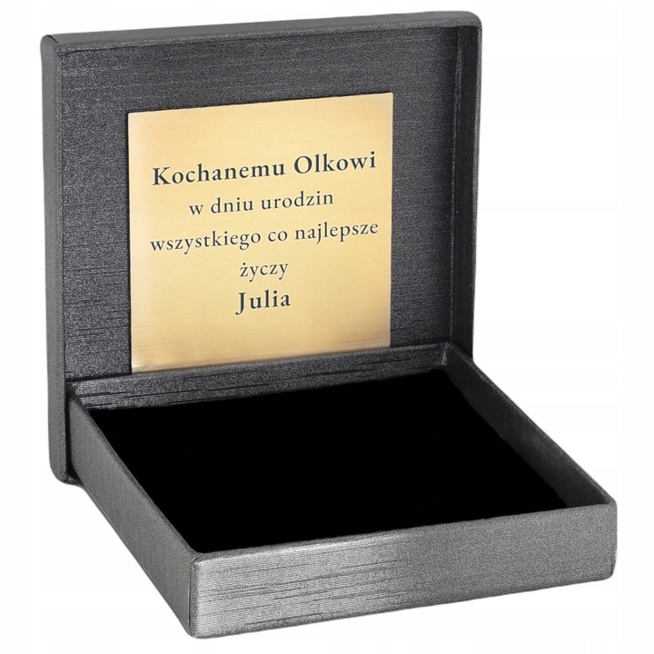 Łańcuszek Męski Srebrny Pancerka 5,00 mm z Krzyżykiem pr 925 Grawer Gratis