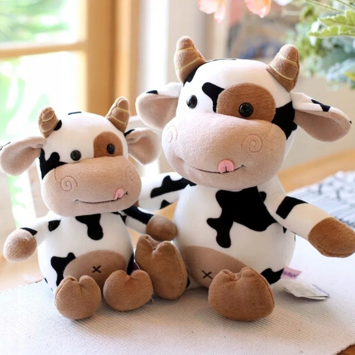 KRÓWKA Maskotka Pluszak Przytulanka KROWA 30 cm