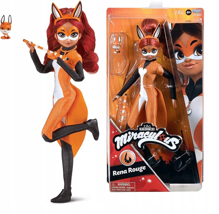 Miraculous: Biedronka i Czarny Kot, Lalka Ruda Kitka 50004