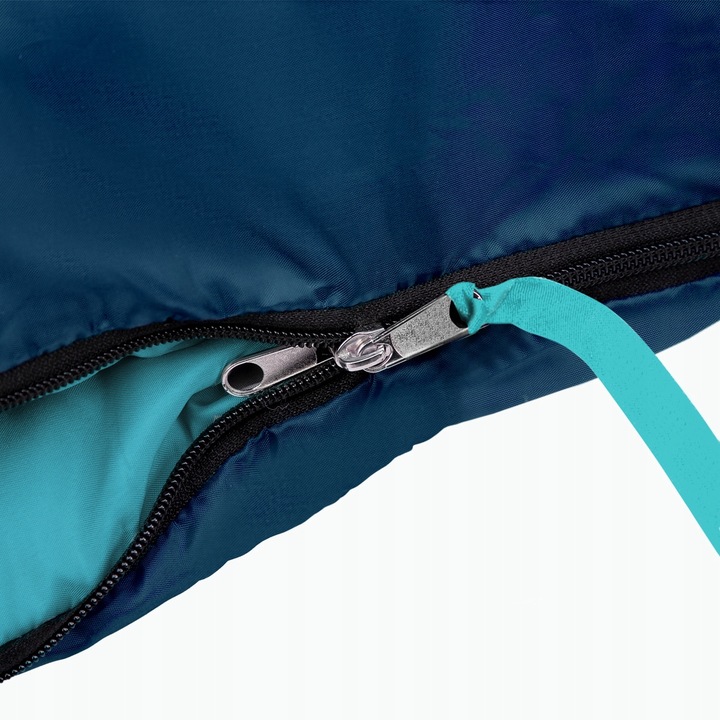 ŚPIWÓR ROZM. L NILS CAMP NC2008 Niebiesko - błękitny