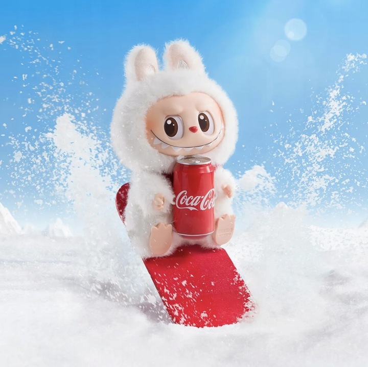 LABUBU COCA-COLA THE MONSTERS BRELOK MASKOTKA PLUSZOWA KOLEKCJONERSKA