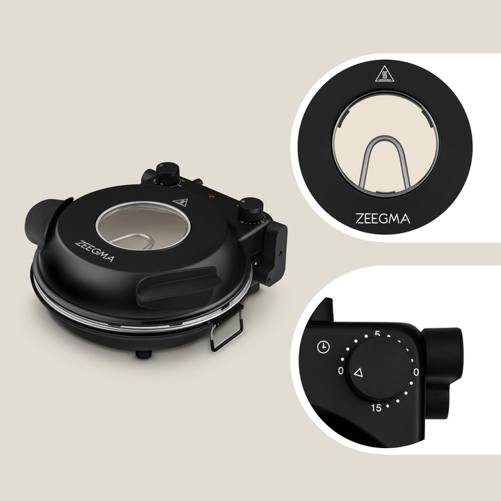 PIEC DO PIZZY 400°C Kamienny Domowy piecyk PIZZA PIECYK 1200W Termostat