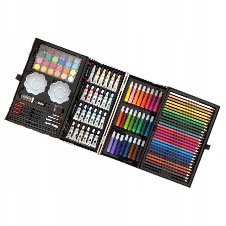 ZESTAW ARTYSTYCZNY DO MALOWANIA W WALIZCE 145 ELEM