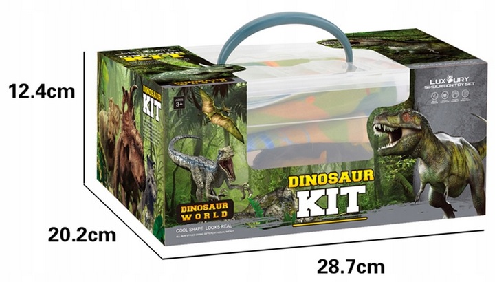 DUŻY ZESTAW FIGURKI DINOZAUR + MATA JURASSIC WORLD