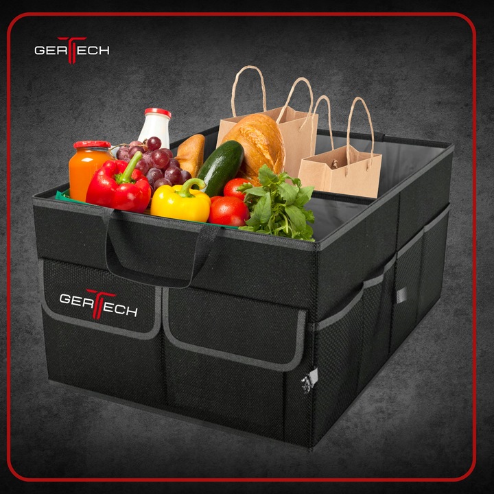 Organizer samochodowy DO BAGAZNIKA Torba rzepy Skrzynka Kufer Pojemny XL