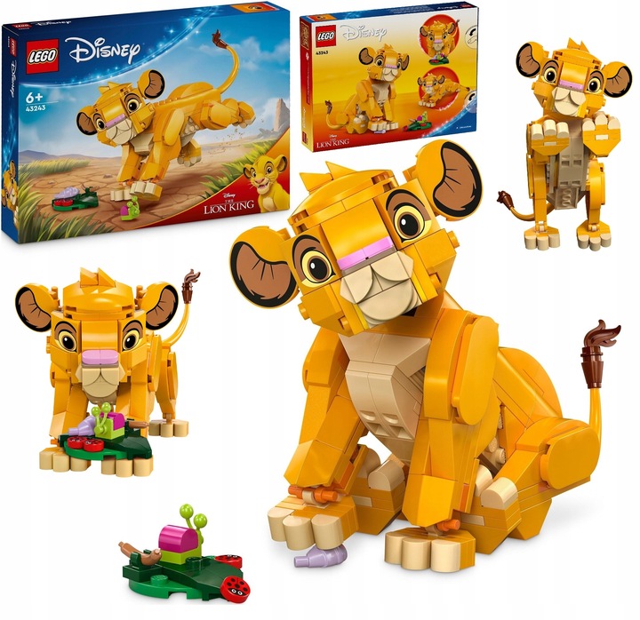 LEGO Disney 43243 Lwiątko Simba z Króla Lwa Prezent