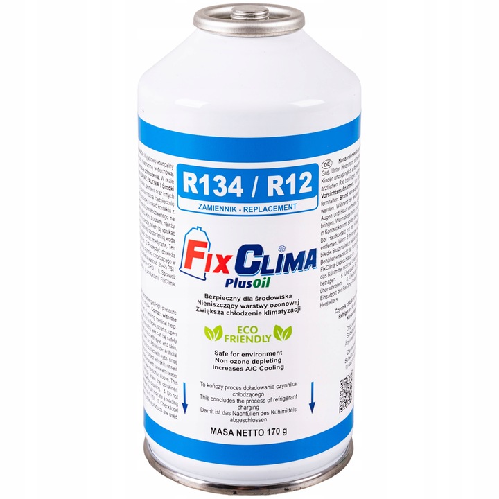 ZESTAW DO NAPEŁNIANIA KLIMATYZACJI AUT GAZ CZYNNIK CHŁODNICZY R134A + 3W1