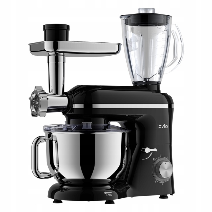 Wielofunkcyjny Mikser Robot Kuchenny BLENDER MASZYNKA 1900W 6,2L Akcesoria