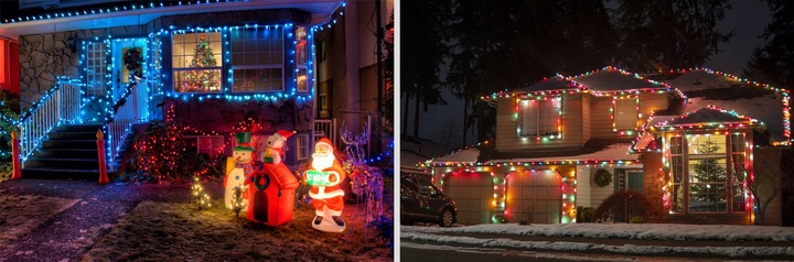 WĄŻ LED LAMPKI ZEWNĘTRZNE CHOINKOWE FLASH TRYBY TIMER RGB IP67 10m 230V