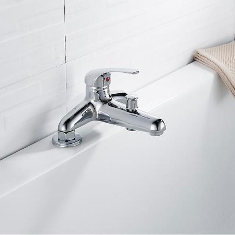 BATERIA WANNOWA STOJĄCA 2-OTWOROWA 145MM MOSIĄDZ RETRO KLASYCZNA NAWANNOWA