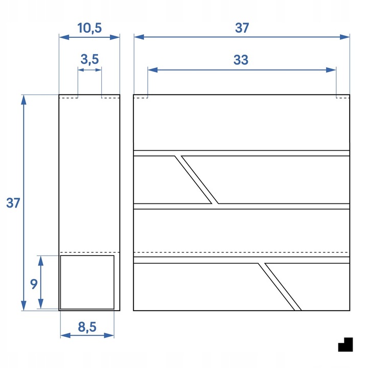 DUŻA SKRZYNKA NA LISTY Z ADRESEM NUMEREM DOMU |4 CZCIONKI| ANTRACYT RAL7016