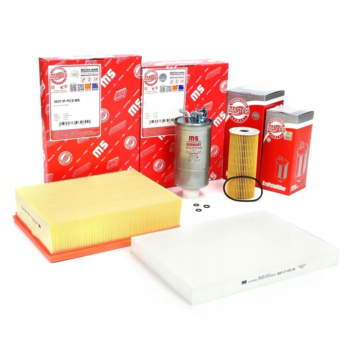 KPL Filtrów Filtry Filtr Oleju Powietrza Paliwa Do Audi A4 B6 B7 1.9TDI 2.0