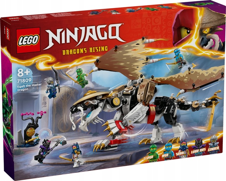 LEGO NINJAGO SMOCZY MISTRZ EGALT 71809 ZESTAW KLOCKÓW 8+ PREZENT