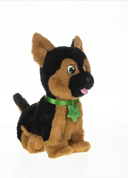 Luppy Luv owczarek niemiecki interaktywny piesek MAX chodzi szczeka