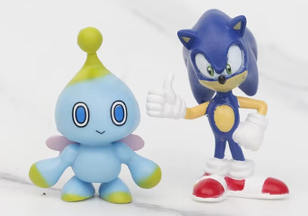 Figurki Sonic dekoracyjne 12 szt. dla dzieci