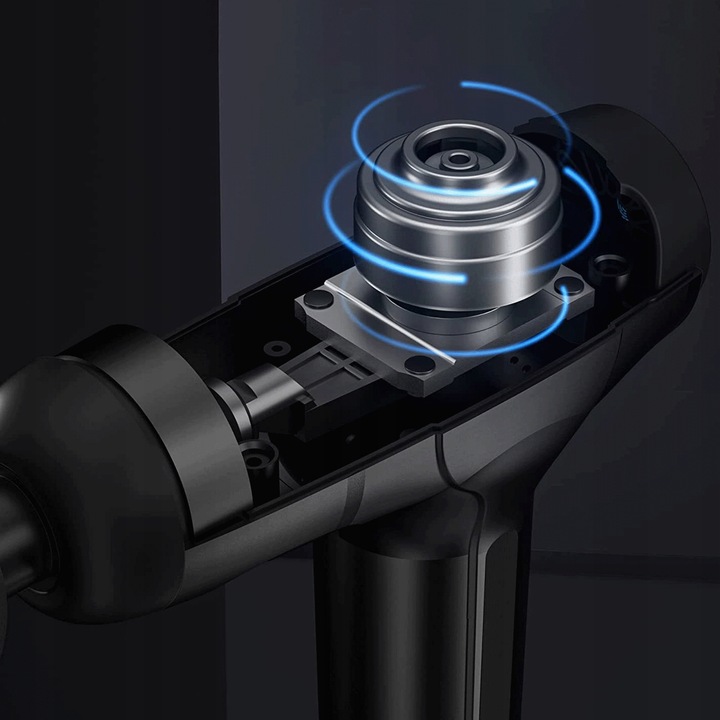 PISTOLET DO MASAŻU masażer do pleców ciała nóg karku stóp +10 KOŃCÓWEK 120W