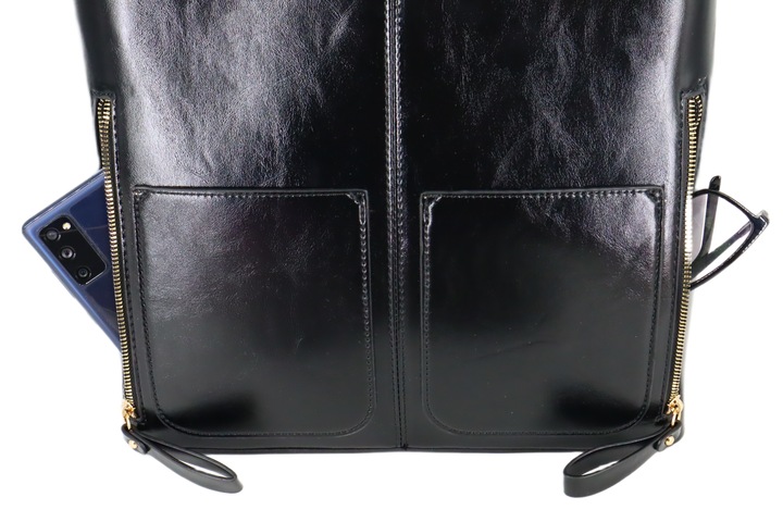 Torebka damska klasyczna teczka duża A4 wiele kieszeni wielozadaniowa