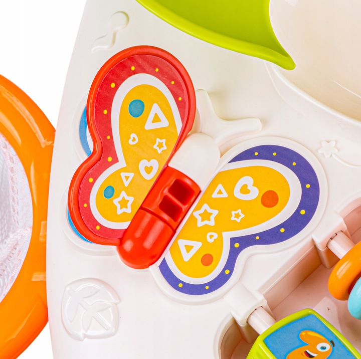 EDUKACYJNY interaktywny STOLIK ORGANKI ZJEŻDŻALNIA PIŁEK PIŁKI Liczydło