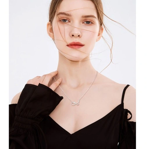 Komplet Biżuterii Srebrnej 925 Nieskończoność Koniczynka 3 element + GRAWER