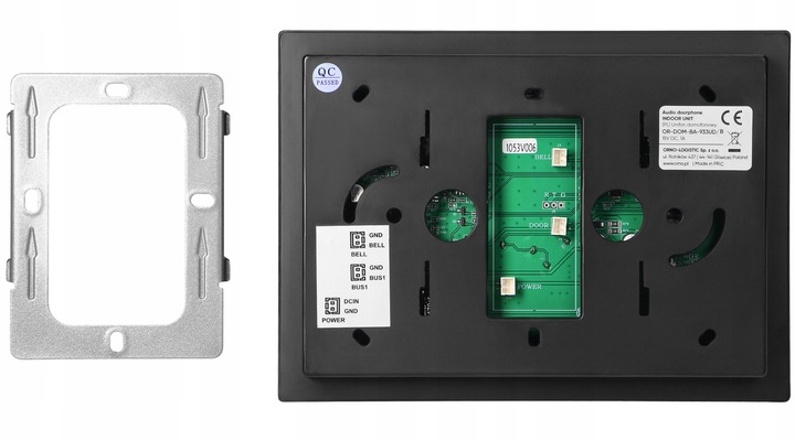 Domofon do Furtki BEZSŁUCHAWKOWY z Szyfratorem RFID na KOD BRELOK 2-Żyłowy