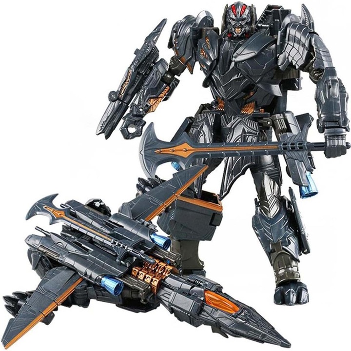 ZABAWKA ODRZUTOWIEC-ROBOT 2w1 19cm Dowódca ciemność