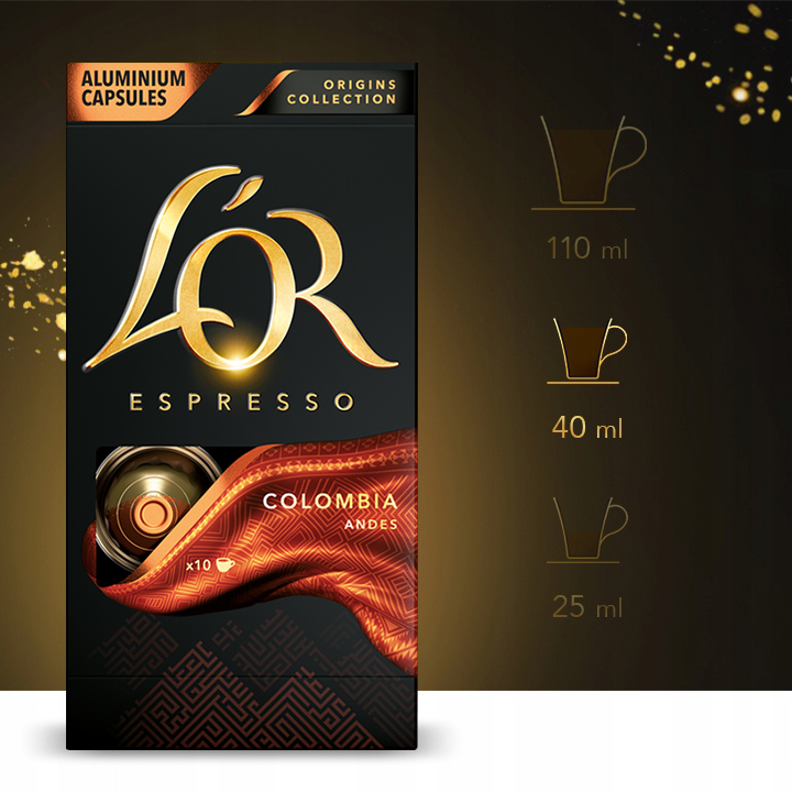 Kapsułki Jacobs L'OR do Nespresso(r)*100 kapsułek, 9+1 opakowanie GRATIS!