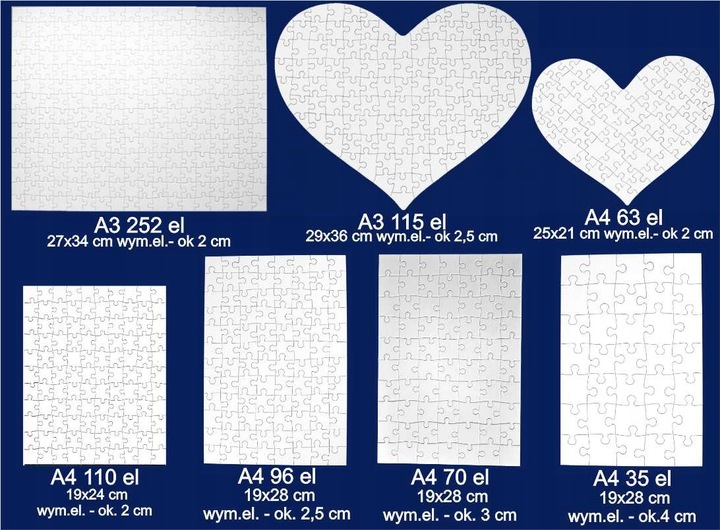 Puzzle ROBLOX A3 252el z Własnym Nadrukiem Dowolne IMIĘ Pudełko