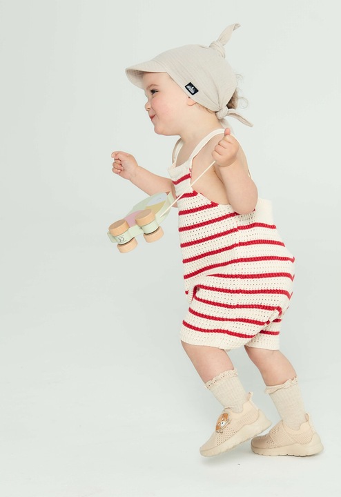 Chustka z daszkiem muślinowa Taupe