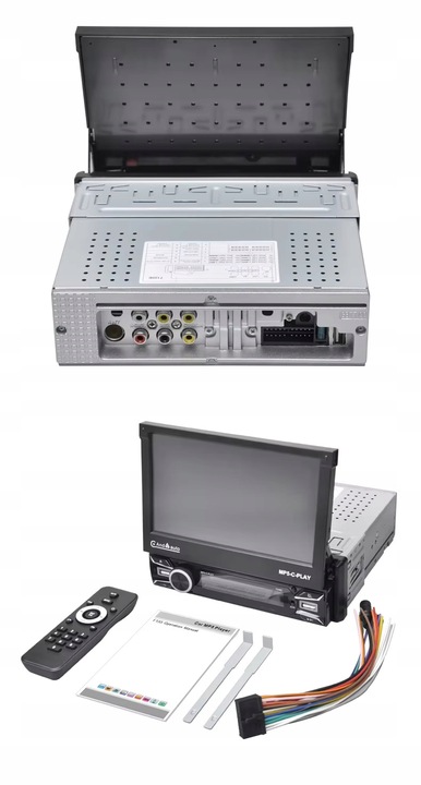 RADIO SAMOCHODOWE BT 1 DIN 7" DOTYKOWE ANDROID 13 WIFI APPLE CARPLAY KAMERA