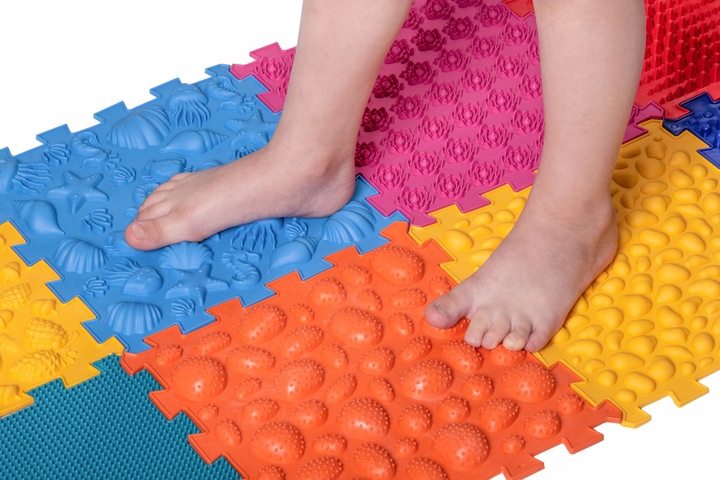 Mata ortopedyczna sensoryczna Ortek MIX 9 puzzle