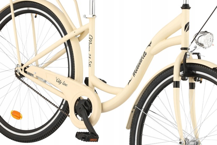 Rower miejski INDIANA Moena S1B 28 cali damski Cappuccino