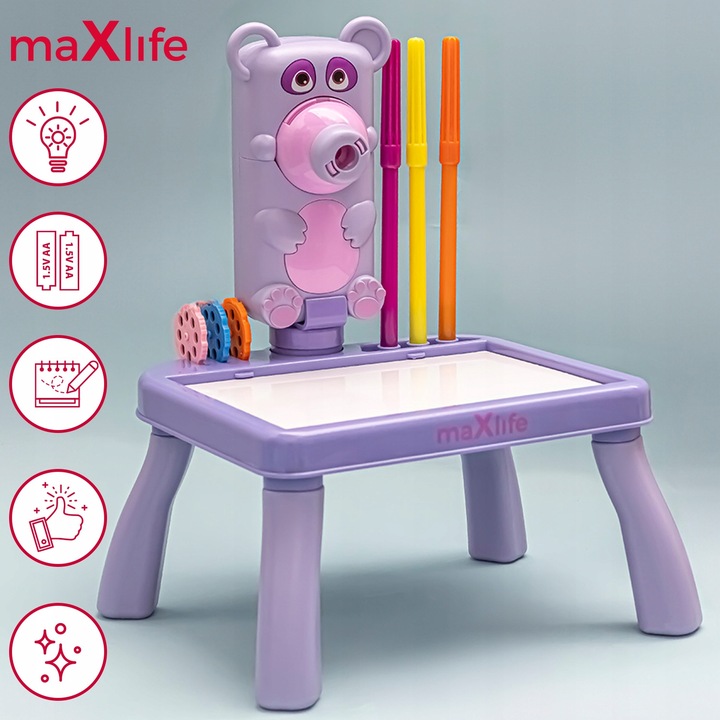 Projektor do rysowania dla dzieci rzutnik mazaki tablica do nauki rysowania