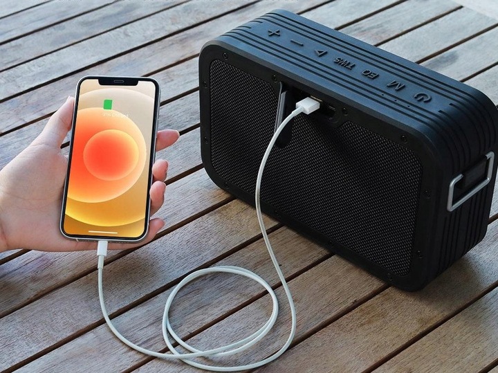 BLUETOOTH ODTWARZACZ AUDIO POWERBANK IPX6 Tronsmart Force MAX czarny 80 W