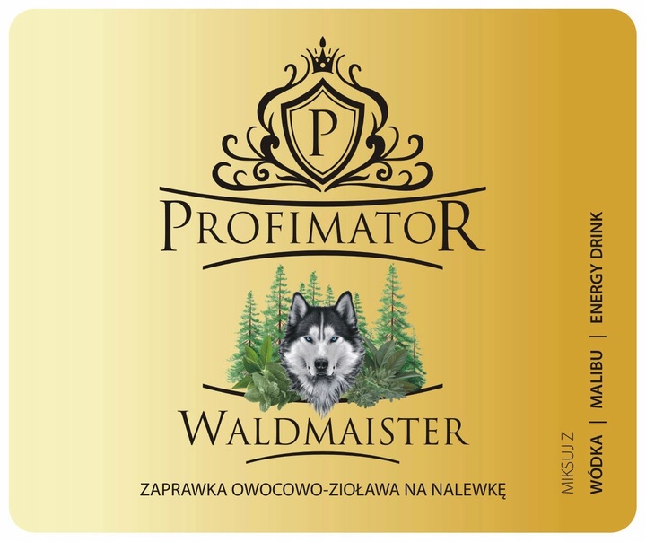 Bezalkoholowy koncentrat ziołowo-owocowy WALDMAISTER PROFIMATOR box 9x300ml