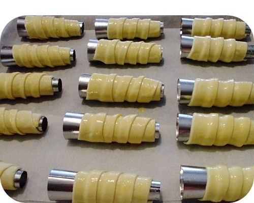 FOREMKI DO RUREK DO PIECZENIA RURKI Z KREMEM CIASTEK 10szt DUŻE 12cm SUPER