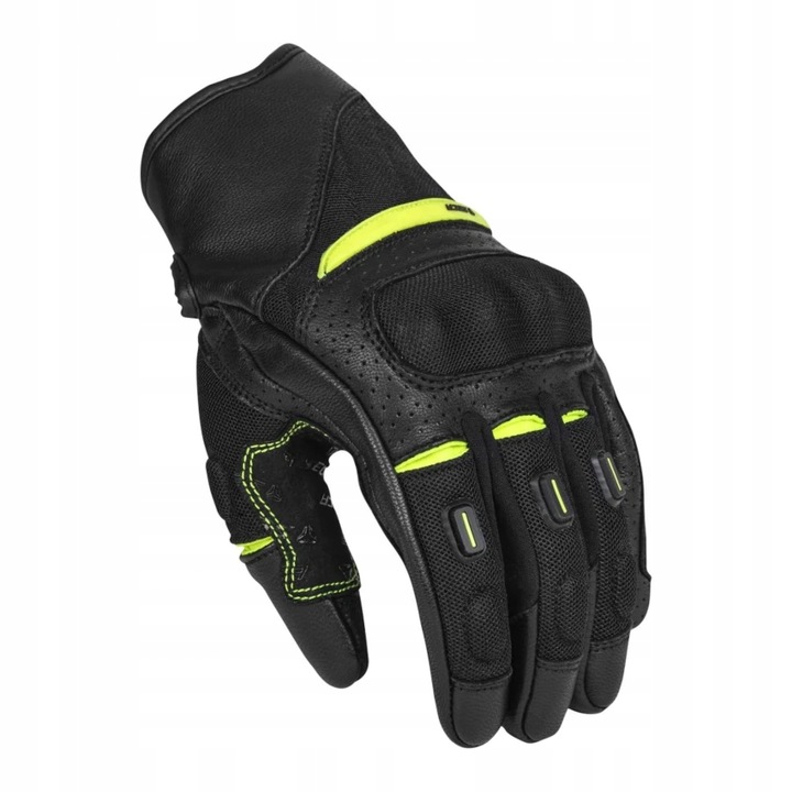 MOTOCYKLOWE RĘKAWICE SECA AXIS MESH II MĘSKIE PRZEWIEWNE KRÓTKIE LETNIE XXL
