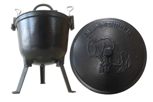 KOCIOŁEK ŻELIWNY MYŚLIWSKI GAR BLUMMENFELD 4L