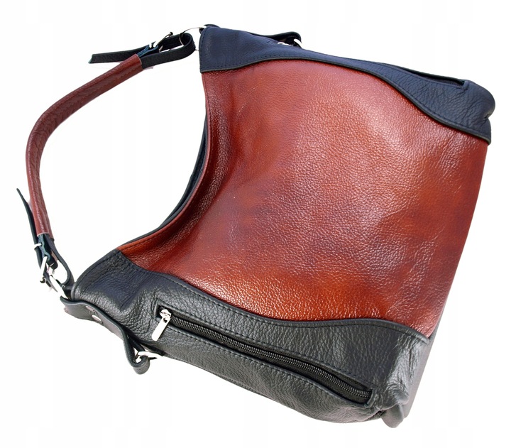 SKÓRZANA TOREBKA LISTONOSZKA 4 KOL SKÓRA WOREK