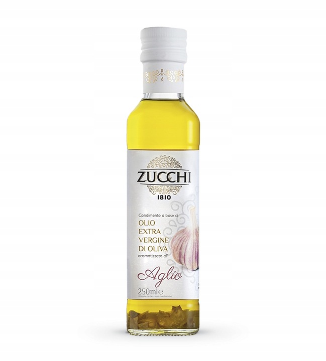 Włoska Oliwa z Oliwek z Czosnkiem Extra Virgin ZUCCHI z Toskanii 250ml