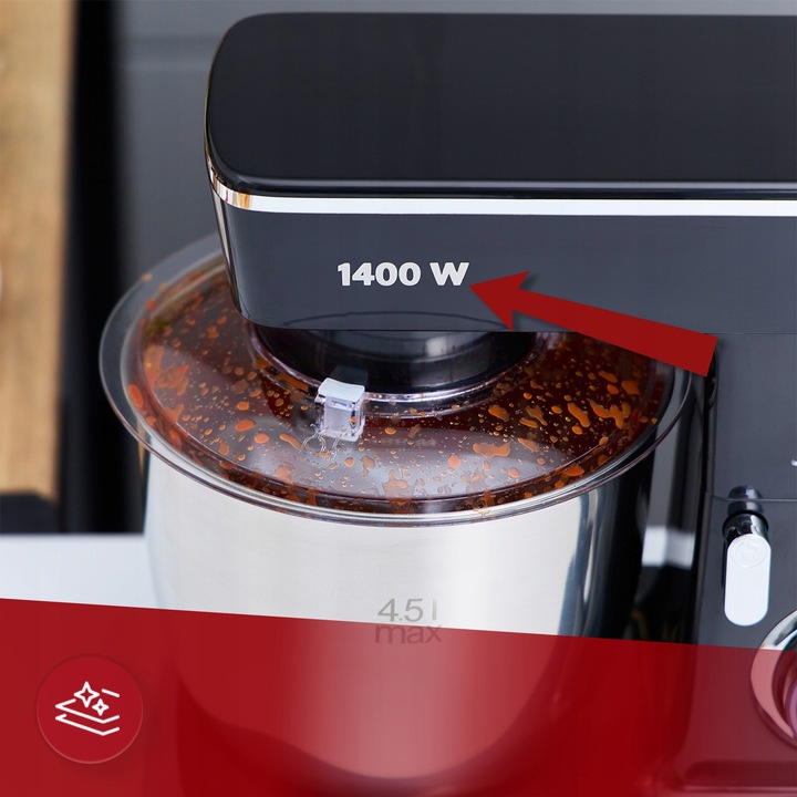 Robot planetarny robot kuchenny mocny czarny MPM MRK-25