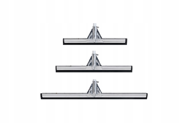 Ściągaczka do wody podłóg 55 cm CLINN stal nierdzewna + trzonek drewniany